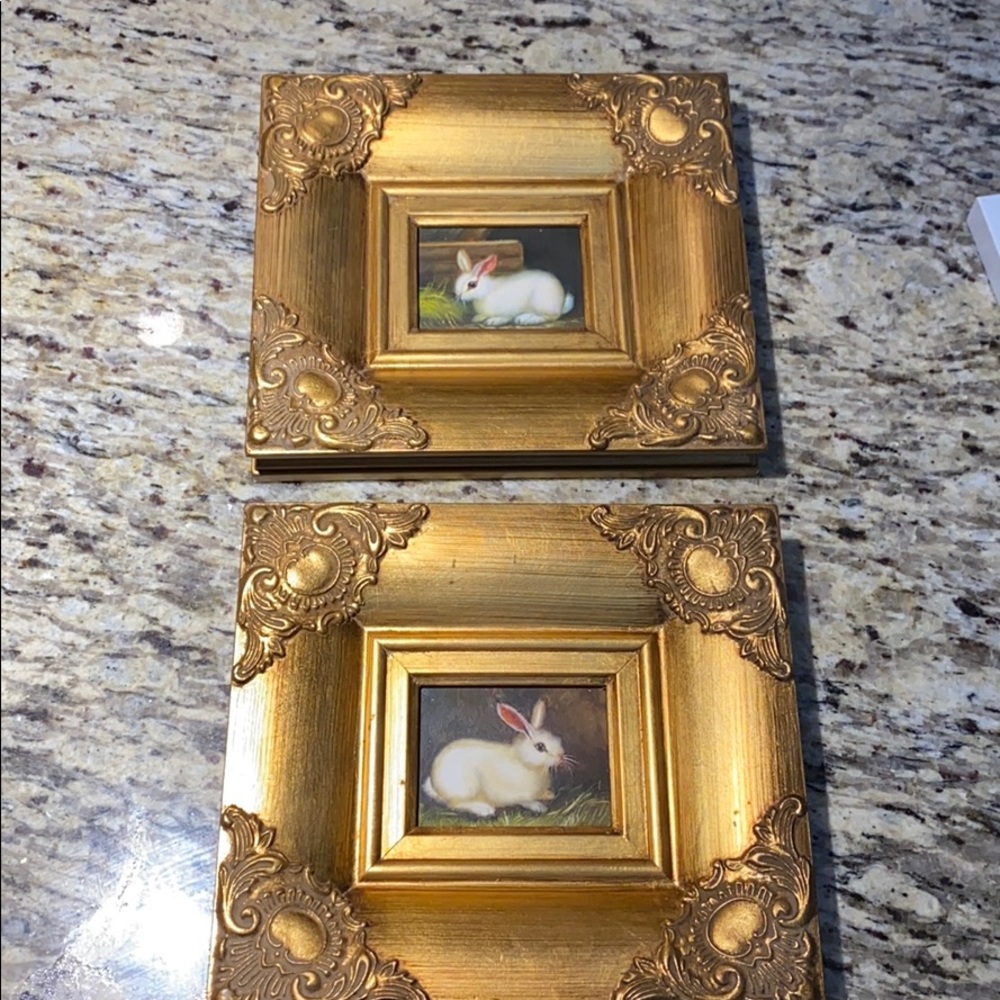 Oil paintings x 2.  8.5” x 9”. $20 for pair